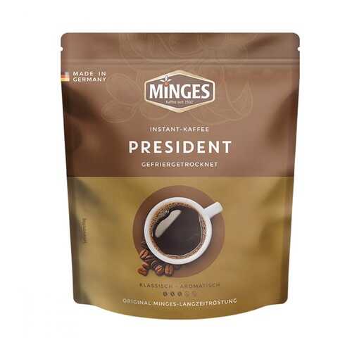 Кофе Minges President растворимый 200 г в Дикси