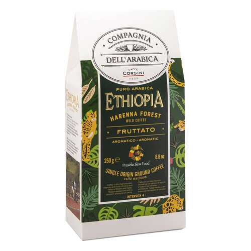 Кофе молотый Compagnia Dell'Arabica Ethiopia Harenna Forest Wild 250г в Дикси