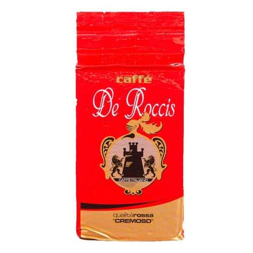 Кофе молотый De Roccis q rossa cremoso 250 г в Дикси