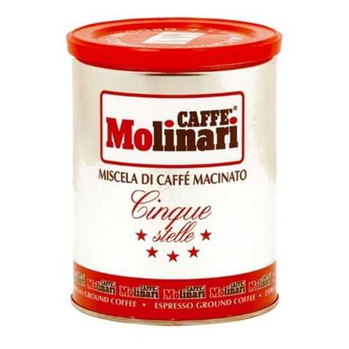 Кофе молотый Molinari 5 звезд 250 г в Дикси