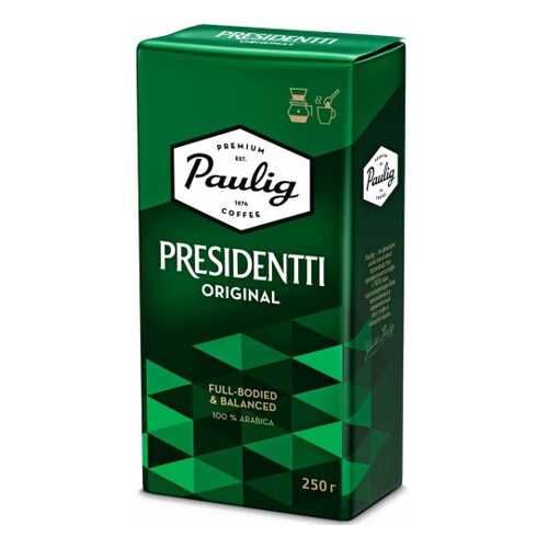 Кофе молотый Paulig presidentti original 250 г в Дикси