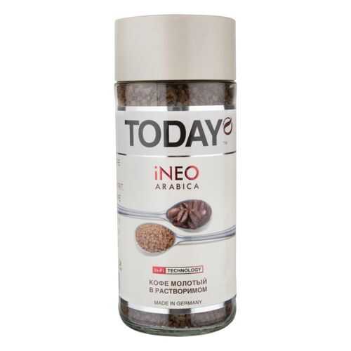 Кофе молотый в растворимом Today ineo arabica 95 г в Дикси