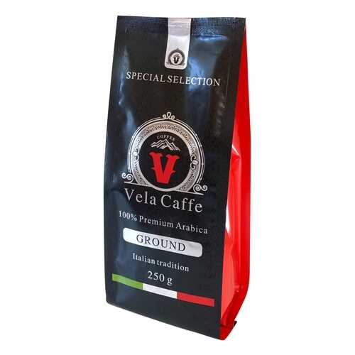 Кофе молотый Vela Caffe 100% Арабика Премиум 250гр светлая обжарка в Дикси