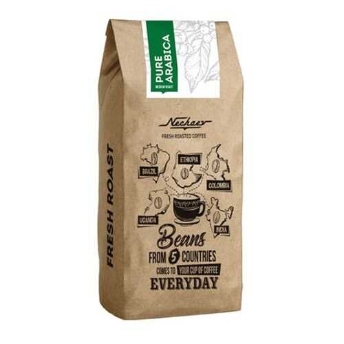 Кофе Nechaev Pure Arabica в зернах свежей обжарки 500 г в Дикси