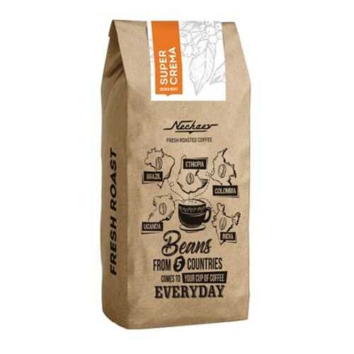 Кофе Nechaev Super Crema в зернах свежей обжарки 500 г в Дикси