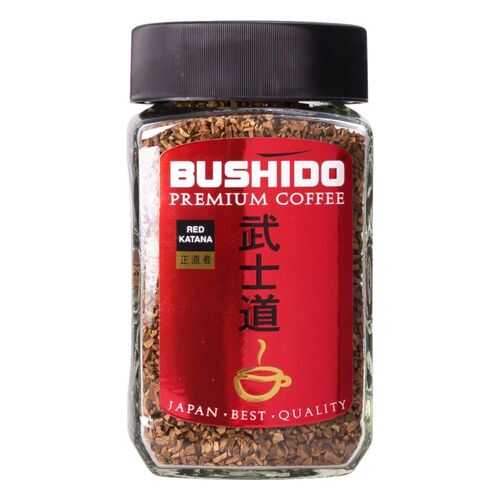 Кофе растворимый Bushido red katana 100 г в Дикси