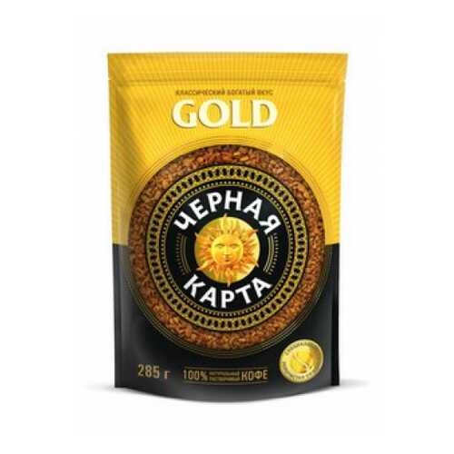 Кофе растворимый Черная карта gold 285 г в Дикси