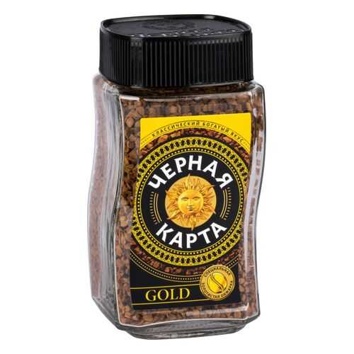 Кофе растворимый Черная карта gold 95 г в Дикси