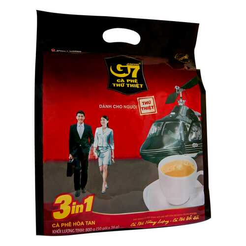 Кофе растворимый G7 3in1 50 пак*16 г в Дикси