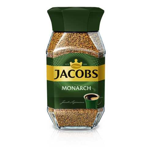Кофе растворимый Jacobs monarch классический 190 г в Дикси