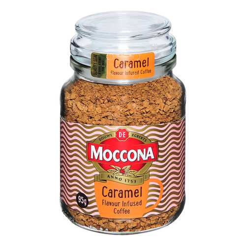 Кофе растворимый Moccona Caramel 95 г в Дикси