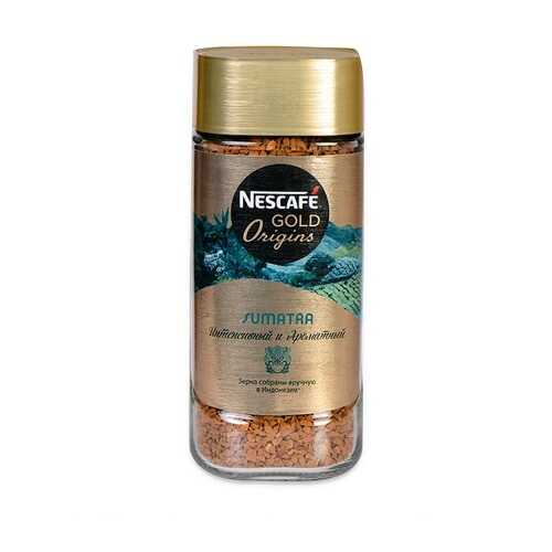 Кофе растворимый Nescafe Gold ORIGINS SUMATRA 85г Россия в Дикси
