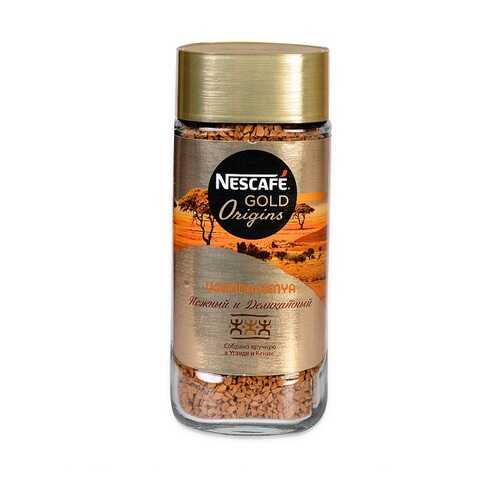 Кофе растворимый Nescafe Gold ORIGINS UGANDA-KENYA 85г Россия в Дикси