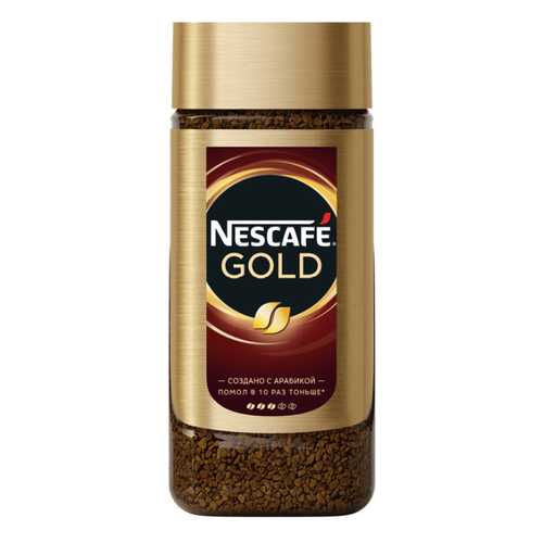 Кофе растворимый Nescafe Gold стеклянная банка 190 г в Дикси