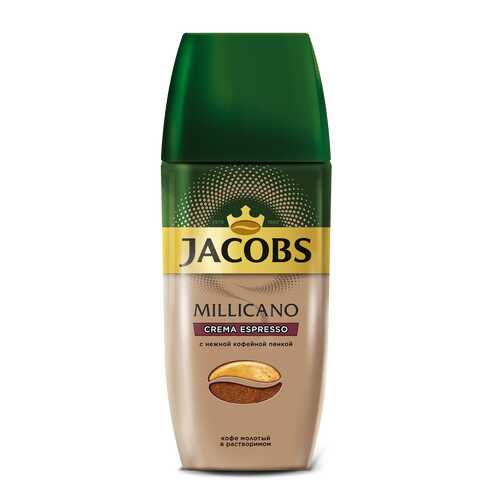 Кофе растворимый с добавлением молотого Jacobs millicano crema espresso 95 г в Дикси