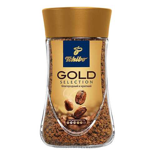 Кофе растворимый Tchibo gold selection 95 г в Дикси