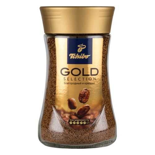 Кофе растворимый Tchibo gold selection сублимированный 190 г в Дикси