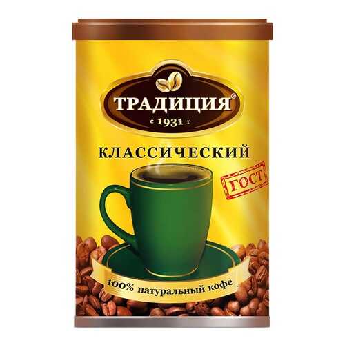 Кофе растворимый Традиция Русский Продукт гранулированный классический 95 г в Дикси