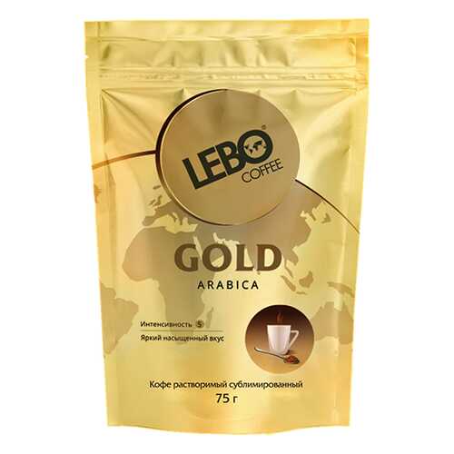Кофе сублимированный Lebo Gold м/у 75 г в Дикси