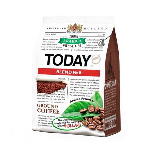 Кофе Today Blend 8 молотый 120 г в Дикси