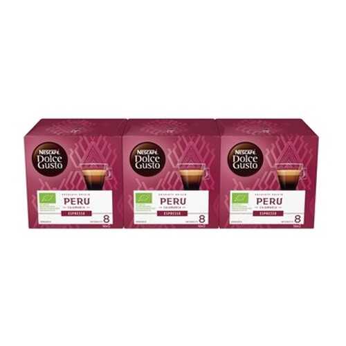 Кофе в капсулах Nescafe Dolce Gusto Эспрессо Перу 3 штуки по 12 капсул в Дикси