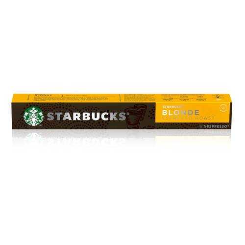 Кофе в капсулах Starbucks Blonde Espresso Roast стандарта Nespresso 10 шт в Дикси