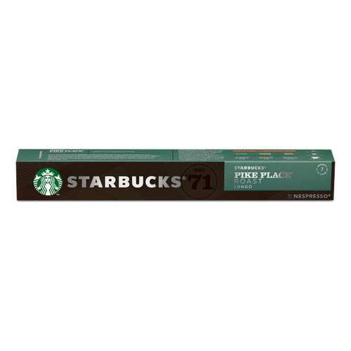 Кофе в капсулах Starbucks Pike Place Roast стандарта Nespresso 10 шт в Дикси
