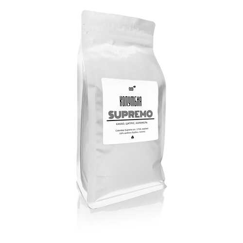 Кофе в зернах Black coffee beans Колумбия Сьюпремо, 1000 г в Дикси