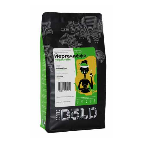 Кофе в зернах Bold Йергачиффе 500 г в Дикси