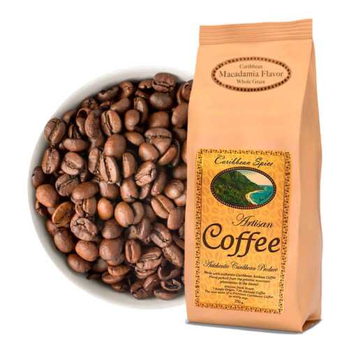 Кофе в зернах Caribbean Spice Artisan Kosher Coffee Macadamia Grain макадамия 250 г в Дикси