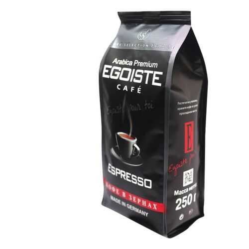 Кофе в зернах Egoiste espresso 250 г в Дикси