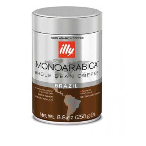 Кофе в зернах ILLY Brazil 250 г в Дикси