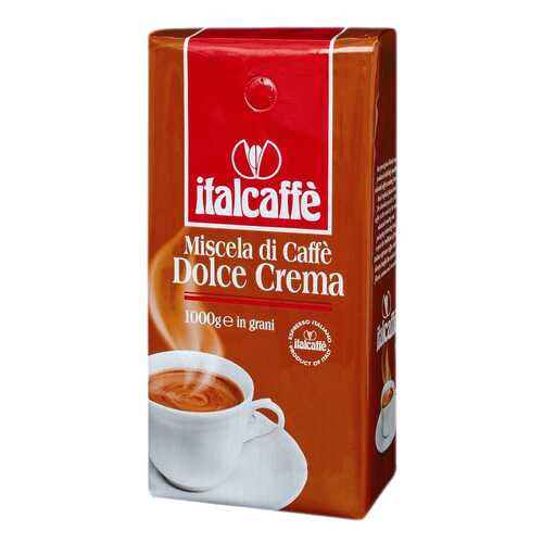 Кофе в зернах Italcaffe dolce crema 1000 г в Дикси