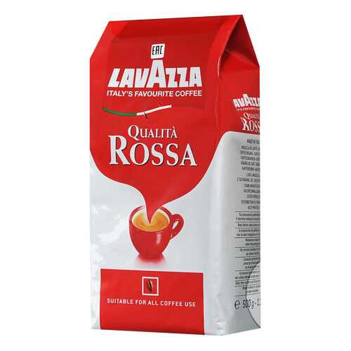 Кофе в зернах Lavazza Qualita Rossa 1 кг в Дикси
