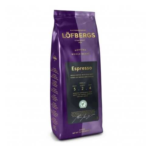 Кофе в зернах Lofbergs Espresso 400 г в Дикси