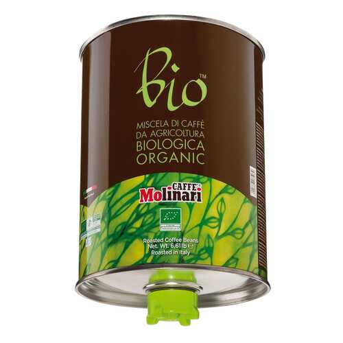 Кофе в зернах Molinari bio organic 3000 г в Дикси