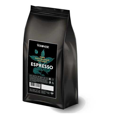 Кофе в зернах Veronese Espresso 70% арабика 30% робуста 1000 г в Дикси
