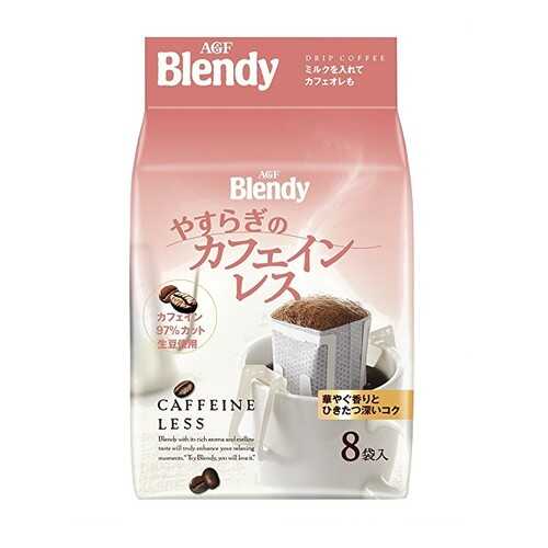 Кофе японский AGF Blendy с пониженным содержанием кофеина молотый 8 штук 56 г в Дикси