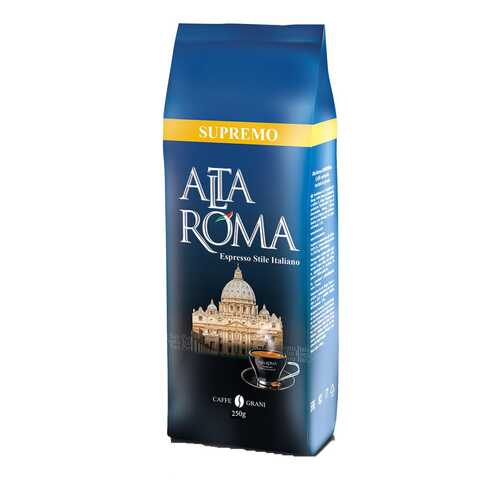 Кофе зерновой Alta Roma супремо 250 г в Дикси