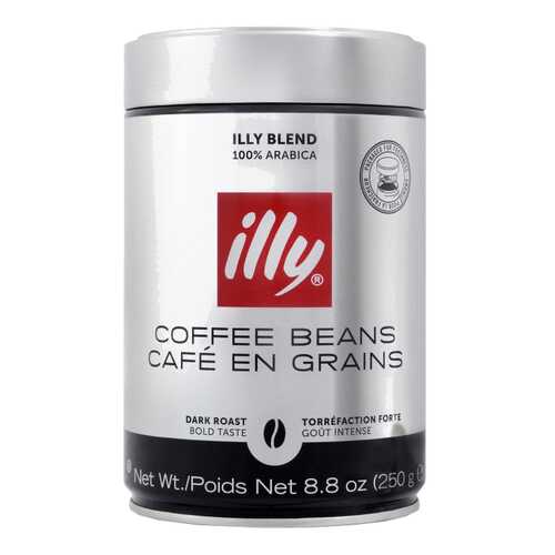 Кофе зерновой ILLY темной обжарки 250 г в Дикси