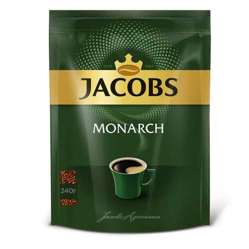 Растворимый кофе Jacobs monarch якобс монарх 240 г в Дикси