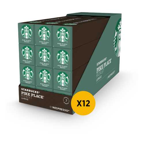 STARBUCKS Pike Place Roast кофе молотый в капсулах для системы Nespresso, 12 шт в Дикси