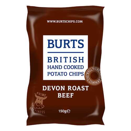 Чипсы BURTS Devon Roast Beef картофельные150г в Дикси