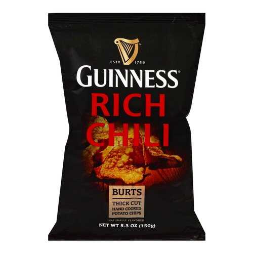 Чипсы картофельные GUINNESS Рич чили 150 г в Дикси