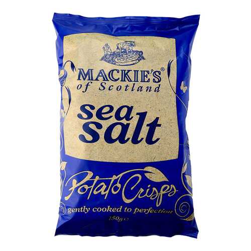 Чипсы картофельные Mackie's at Taypack с морской солью 150 г в Дикси