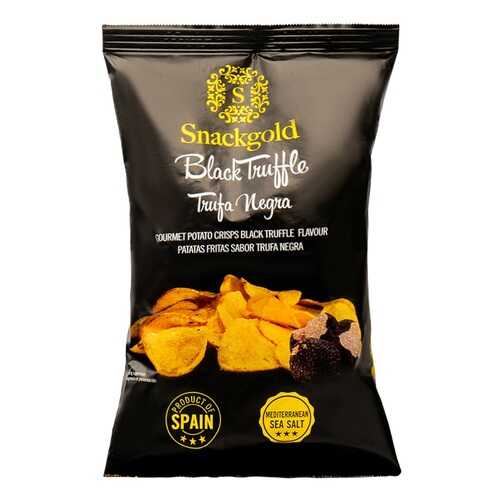 Чипсы картофельные со вкусом черного трюфеля Snackgold 125 г, Испания в Дикси