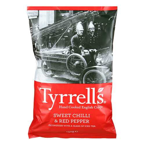 Чипсы Tyrrells с красным перцем и перцем чили 150г в Дикси