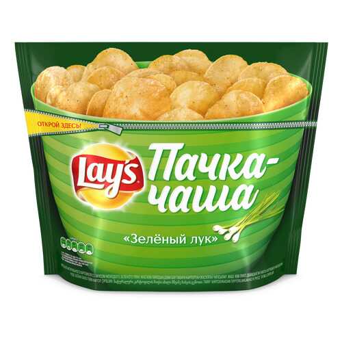 Картофельные чипсы Lay's зеленый лук 240 г в Дикси