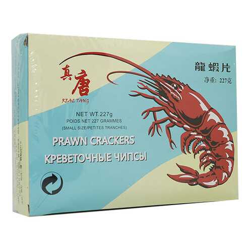Креветочные чипсы Real Tang полуфабрикат для жарки 227 г в Дикси