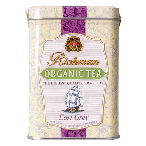 Чай черный Richman organic earl grey 100 г в Дикси